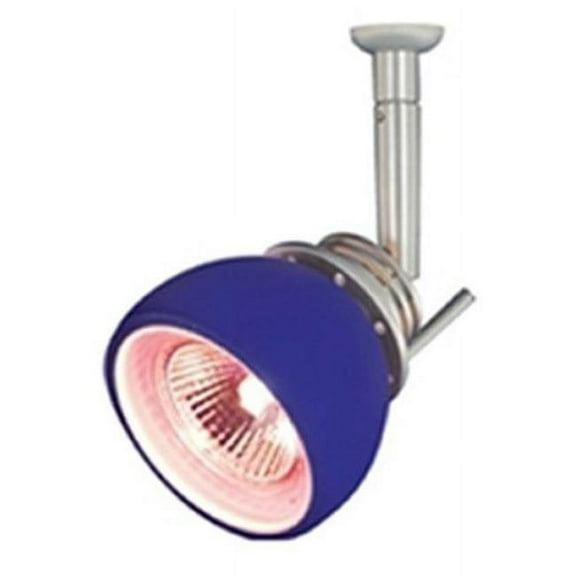 1 Light Monorail Quick Adapt Low Voltage Spot Light Chrome finish