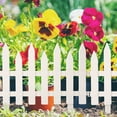 thumbnail image 5 of LEORX Decorative Garden Fencing White Plastic for Lawn and Yard Decor, 5 of 6