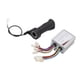 thumbnail image 4 of Controlador cepillado del motor 24 V 500 W Controlador cepillado de bajo ruido con empuñadura giratoria Carcasa de ranura de goma de aleación de aluminio para scooters de, 4 of 8