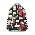 thumbnail image 3 of "Floral Sunflower Print Backpack - Durable School Backpack for Women, Lightweight & Water-Resistant, Spacious for Work, Commuting & Campus Life", 3 of 6