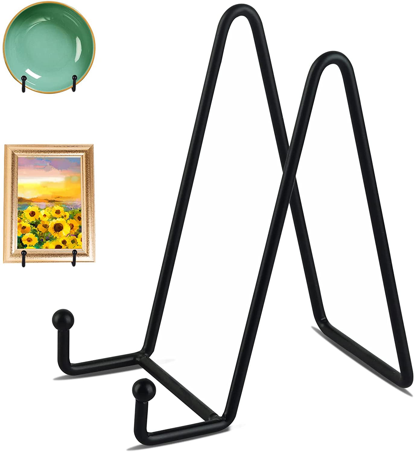 3pk Iron Metal 12"  Easel Book Stands Picture Plate Display Home Kitchen Decor 