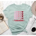thumbnail image 6 of I LOVE VALENTINE Graphic Plus Short sleeve T-Shirt, 6 of 8