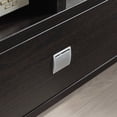 thumbnail image 2 of Espresso TV Stand | Add Flare to Media Center | Square Metal Handle | Deal with Storage and Aesthetic Issues, 2 of 4