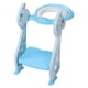 thumbnail image 1 of Bonita escalera con reposabrazos de ciervo para orinal, silla para bebé, niño y niño pequeño, asiento de inodoro suave de entrenamiento, color azul, 1 of 12