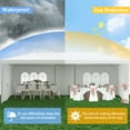 thumbnail image 5 of Lacoo 10' x 30' Outdoor Canopy Wedding Party Tent Patio Camping Shelter Pavilion w/Removable Sidewalls Carport Cater BBQ Events, 5 of 7