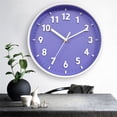 thumbnail image 2 of Modern Simple Wall Candy Color Clock Mute Living Room Clock Wall Mounted Clock For Home New Wall Clock Home Decoration Tools, 2 of 5