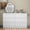 6 Drawer White, variant on Furnihold Large 9-drawers Dresser For Bedroom, Modern 59.1"W Double Dresser for Closet, White
