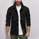 thumbnail image 1 of pstuiky camisas de manga larga para hombre, Camiseta lisa de manga larga con cuello vuelto para hombre, informal, elegante, cómoda, con bolsillos, botones y cremallera. camisetas de hombre s, 1 of 6