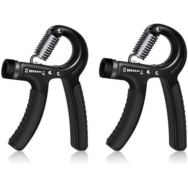 2Piece Hand Grip Set Adjustable Counting Hand Gripper and Finger
