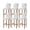 Multicolor, variant on Marble White Gold Bar Stool Covers Set of 4, Modern Abstract Geometric Stretch Washable Bar Chair Covers with Backs, Removable Pub Counter Height Chair Cover for Kitchen Dining Room Cafe
