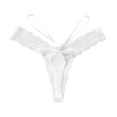 thumbnail image 2 of Bovxnpu Women's Plus Size Panties, Seamless Lace Thongs for Women, Women's Thong With Lace Lace And Playful Low Waisted Thin Belt Underwear, 2 of 4