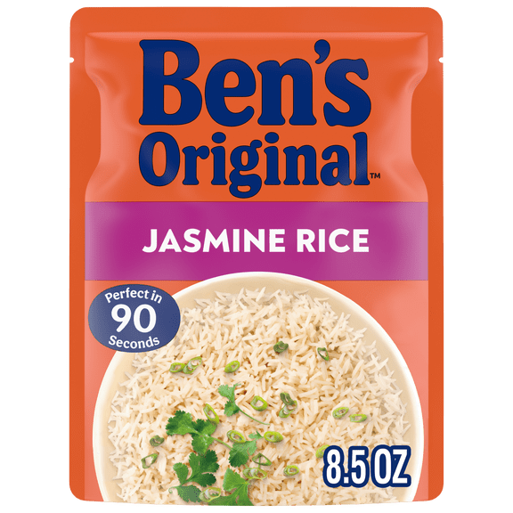 Ben's Original Ready Rice Jasmine Rice, Easy Dinner Side, 8.5 Ounce Pouch