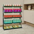 thumbnail image 3 of Retail Display Rack, Market Shelf, Fruit Vegetable Snack Basket Set Shelf, 3 of 40