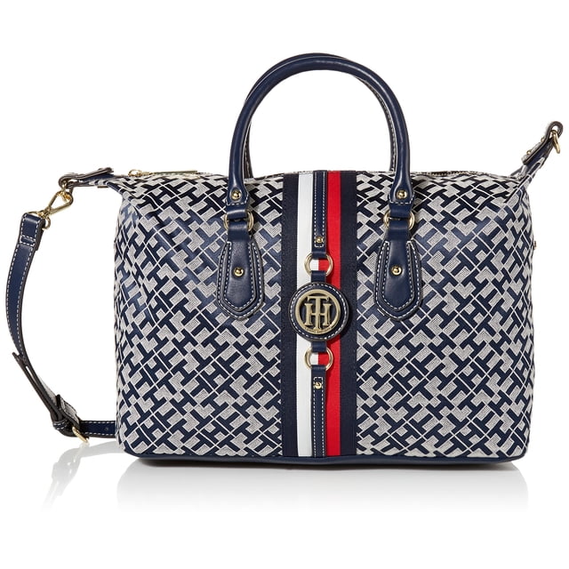 Bolso Satchel Jaden Tommy Hilfiger Azul Marino 35x22x14 cm