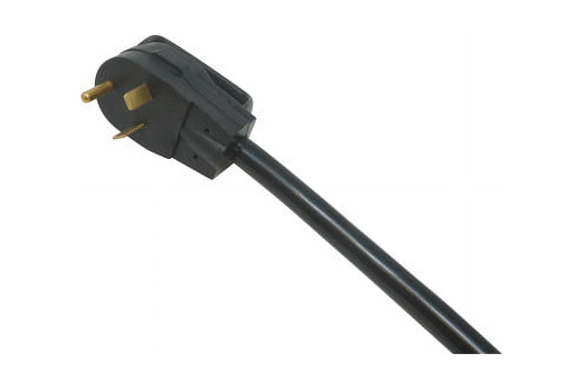 Road Power 65039601 25' 10/3 30-Amp Extension, Heavy Duty, Weather Resistant RV and Marine Boat Power Cord Suitable for Mobile Homes and Recreational Areas, Black