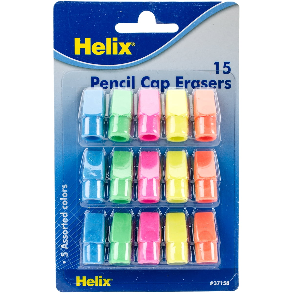 H-E-B Pencil Eraser Caps - Assorted Colors - Shop Erasers & Ink