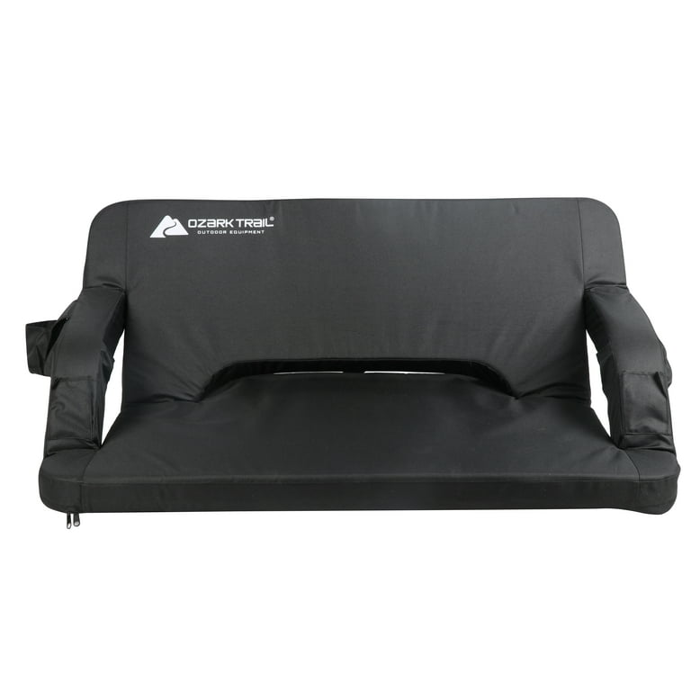 Ozark Trail Easy Fold Tailgating Outdoor Couch Black Stadium