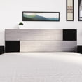 thumbnail image 1 of Cabecera Queen Playcon Marbella 151 cm Negro y gris, 1 of 6