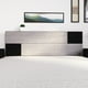 thumbnail image 1 of Cabecera Queen Playcon Marbella 151 cm Negro y gris, 1 of 6