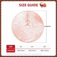 thumbnail image 2 of Fotbe Pink Marble Pattern Christmas Tree Skirt, Tree Skirts Plush Christmas Decorations, Christmas Tree Skirts Xmas Decorations Holiday Party Decor-48", 2 of 6