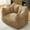 Coffee, variant on Eyisean 47" W Chenille Bean Bag Chair with Armrest, Boneless Couch with Highly Resilient Foam Stuffed, Comfy Large Bean Bag Sofa for Apartment, Living Room, No Assembly Required