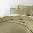 thumbnail image 3 of Noble Linens 3-Piece Sage Duvet Cover Set, King/ Cal King, 3 of 9
