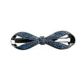 thumbnail image 5 of Eoperou Women Hairpin Shiny Rhinestone Hollow Out Bow-knot Shape Anti-rust Elastic Hair Decoration Lightweight Anti-slip Hair Barrette Hair Accessories, 5 of 8