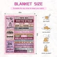 thumbnail image 2 of 18 Year Old Girl Birthday Gifts, 18th Birthday Decorations Blanket for Girls, Birthday Gift Ideas for Daughter Granddaughter Son Grandson, Soft Cozy Flannel Throw Blanket for Bed Sofa Christmas, 2 of 6