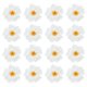 thumbnail image 1 of Uxcell Flores de Hibisco Hawaiano Flores Artificiales Clip para el Cabello DIY Flor de Hibisco de Espuma Blanca Paquete de 16, 1 of 6