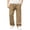 Khaki, variant on Jalioing Sweatpants for Teen Boy Solid Color Loose Straight Leg Open Bottom Sport Pants Drawstring Waist Athletic Pants