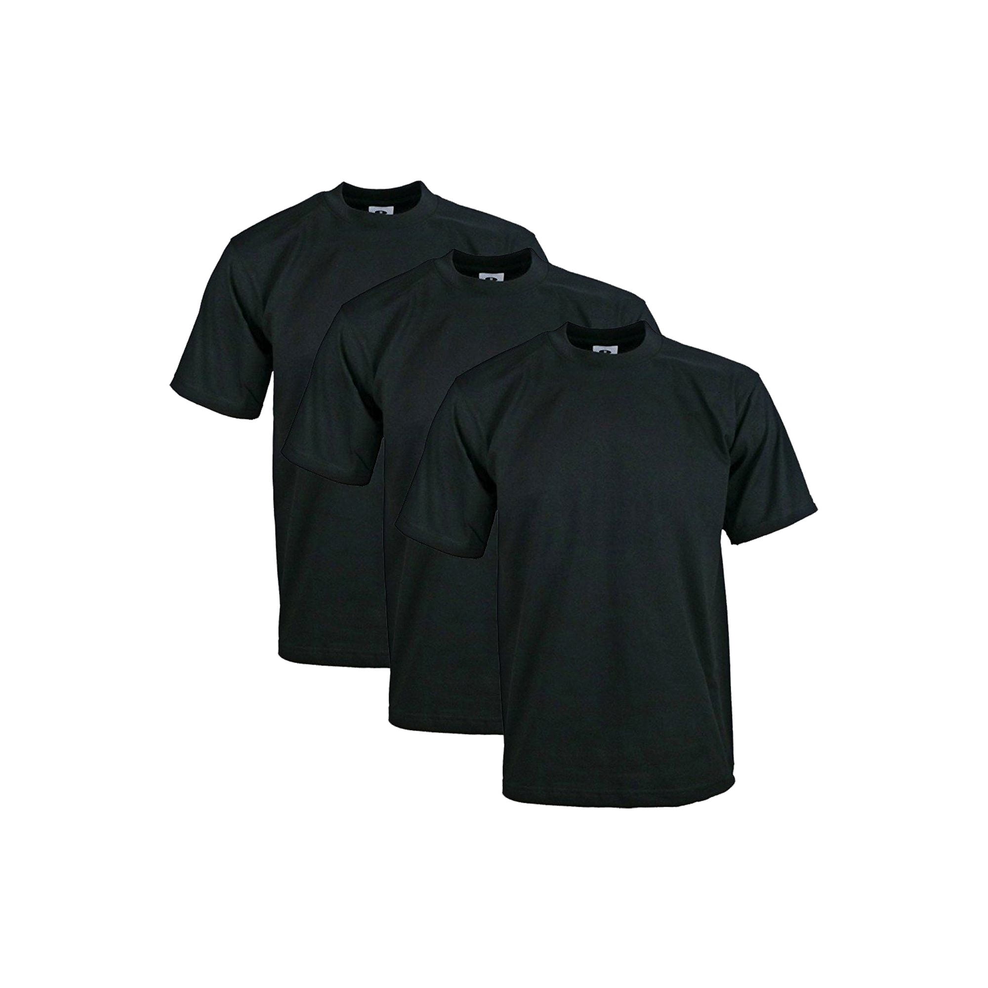 reparere Produktion skrå Pro Club Men's 3-Pack Heavyweight Cotton Short Sleeve Crew Neck T-Shirts -  Walmart.com