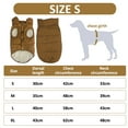 thumbnail image 2 of Chaqueta de invierno para perros a prueba de viento, abrigo, chaleco cálido para perros, ropa para mascotas para clima frío con forro polar para perros pequeños, medianos y grandes, 2 of 5