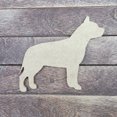 thumbnail image 2 of 5"Pitbull Dog, Unfinished Wood Art Shape by Wooden Craft Cutouts, 1-8 Thickness, 2 of 2