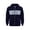 Navy, variant on Mens Hoodies Trendy Zip Up Sweatshirts Jacket Regular Fit Men Full-Zip Hoodies Long Sleeve Funny Colorbolck Outerwear