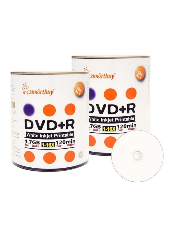 Blank DVD+R Discs in Blank Media