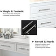 thumbnail image 3 of 20 Pack | 5 Inch Polished Chrome Cabinet Handles, 7-9/16 Inches Total Length Euro T Bar Handle Pulls, Stainless Steel Kitchen Cabinet Hardware Drawer Pulls, 3 of 5