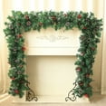 adviicd PreLit Artificial Christmas Garland, Green, Spruce, White