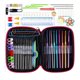 thumbnail image 1 of Juego de ganchos de ganchillo agujas de tejer largas ergonómico colorido portátil con bolsa de almacenamiento para manualidades y sombrero ANGGREK Otros, 1 of 7