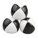 thumbnail image 3 of 3 piezas de pelotas de malabarismo para lanzar canastas de Pascua con bolsa de malla para malabaristas en blanco y negro, 3 of 9