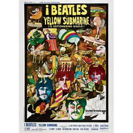 Everett Collection Yellow Submarine - The Beatles Aka Il Sottomarino Giallo - I Beatles Italian Poster Bottom From Left - Ringo Starr Paul Mccartney John Lennon George Harrison 1968 Movie Poster | Walmart Canada Everett Collection Yellow Submarine - The Beatles Aka Il Sottomarino Giallo - I Beatles Italian Poster Bottom From Left - Ringo Starr Paul Mccartney John Lennon George Harrison 1968 Movie Poster | Walmart Canada