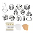 thumbnail image 4 of Polymer Clay Cutter Stainless Steel Pottery Polymer Clay Tool DIY Earring Cutting Mold Jewelry Making, 4 of 8