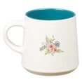 thumbnail image 2 of My Favorite People Call Me Grandma Clay Base Ceramic Coffee Mug for Grandmothers  Floral Peach & Ivory Cup for Coffee/Tea, Dishwasher Microwave Safe, 14oz, 2 of 3