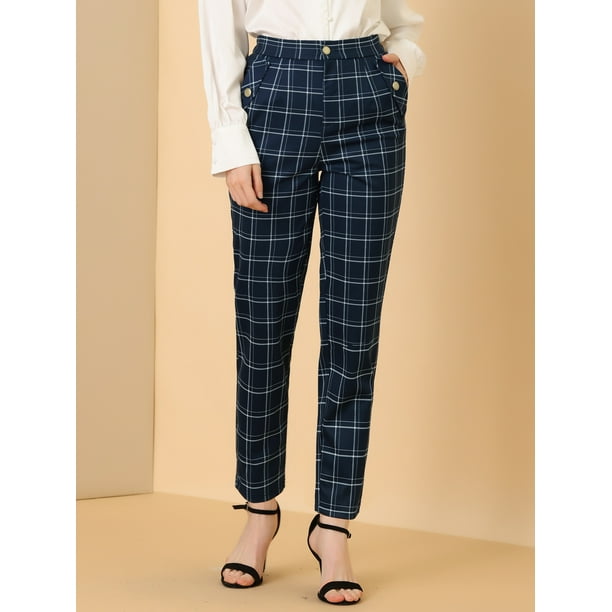 Pantalon de cuadros mujer new arrivals