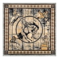 thumbnail image 3 of Unique Loom Pioneer Collection Area Rug - Dutton (5' 3" Square Blue/Black), 3 of 7