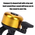 thumbnail image 3 of Tignapoo Golden Thumb Bell for Mountain Bikes - Loud and Stylish Handlebar Accessory, Perfect for Urban and Kids' Bicycles, Lightweight Aluminum Alloy Design with Crisp Sound, 3 of 5