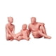 thumbnail image 1 of Familia de 3 figuras, miniaturas, colecciones decorativas, estatuas de padres e hijos. Estilo D, 1 of 9