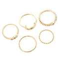 thumbnail image 1 of Minnieouse Juego de 5 anillos de cristal para dedo, estilo bohemio, luna, Midi, para mujer, breve regalo de joyería Ropa, zapatos y accesorios Miscelánea, 1 of 6