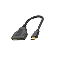 thumbnail image 1 of Adaptador 1080p Macho A 2 Hembra Splitter Doble Salida NEGRO, 1 of 5