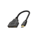 thumbnail image 1 of Adaptador 1080p Macho A 2 Hembra Splitter Doble Salida NEGRO, 1 of 5