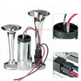 thumbnail image 5 of Air Train Horn Kit Fit For Truck Car Super Loud 600DB 12V Electric Trains Horns^, 5 of 5
